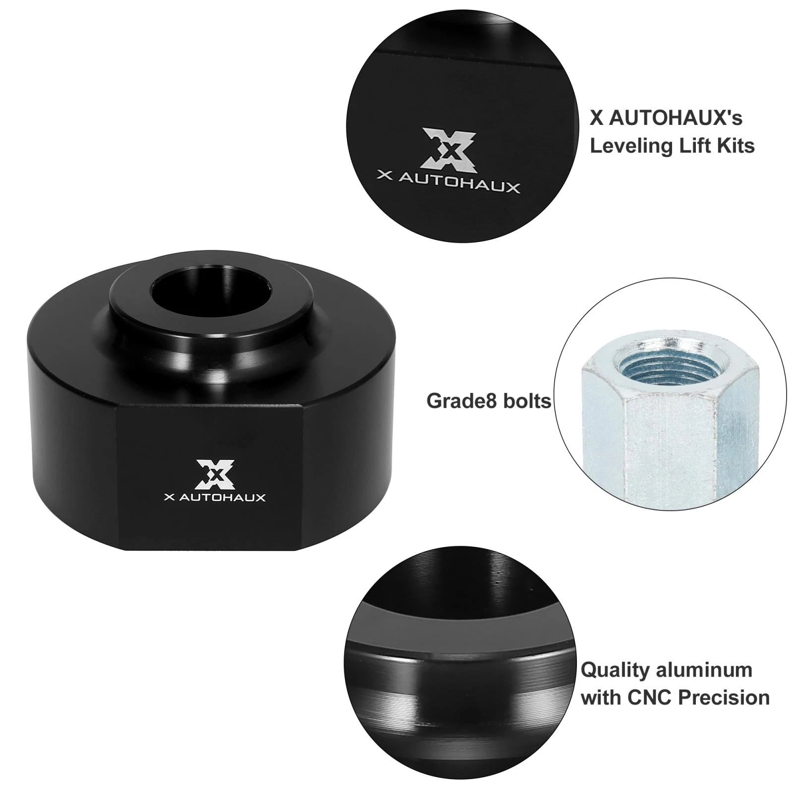 2 Inch Front Leveling Lift Kit for Ford F150, Excursion, F-250, F-350 (1999–2023)