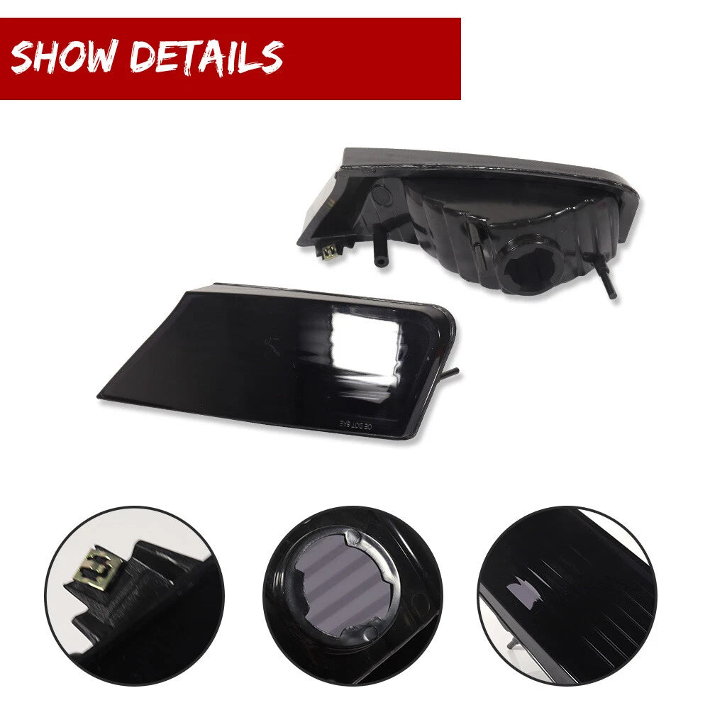 Fender Mounted Smoked Marker Signal Lights for Jeep Liberty (2008–2012)