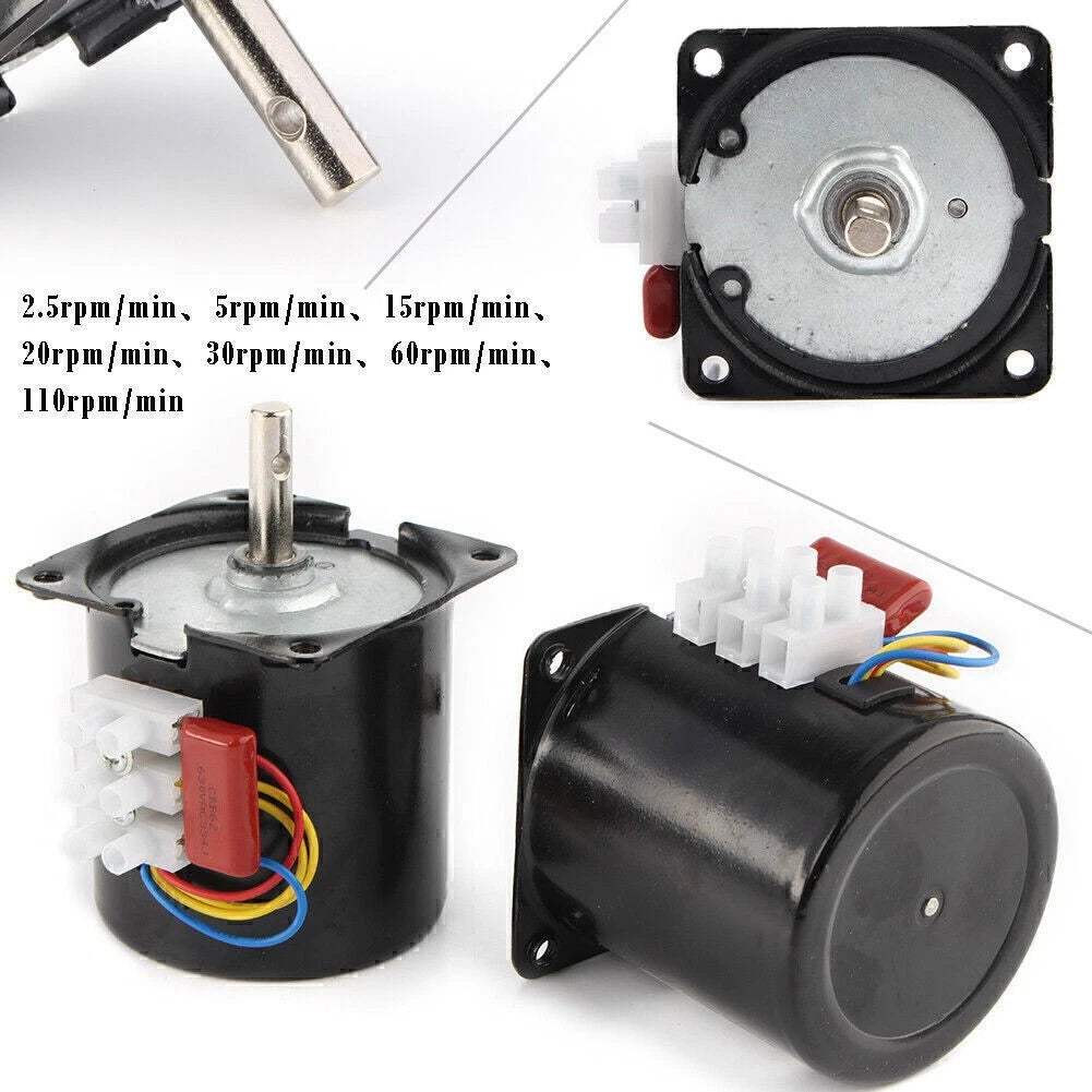 50Hz Gear-Box Replacement Motor 60KTYZ for AC 220V (14W)