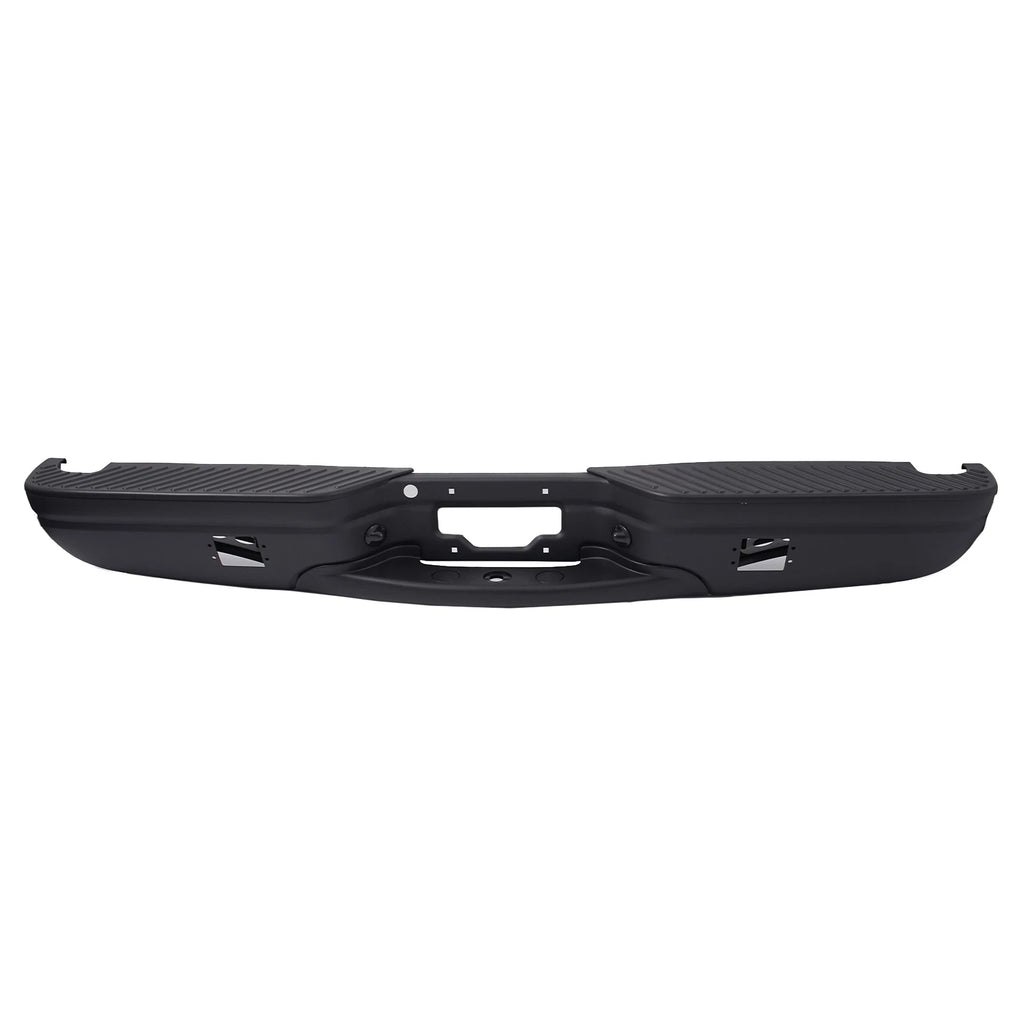 Rear Bumper Assembly for Ford F-150 (1997–2003) Black W/O Park Sensor Holes