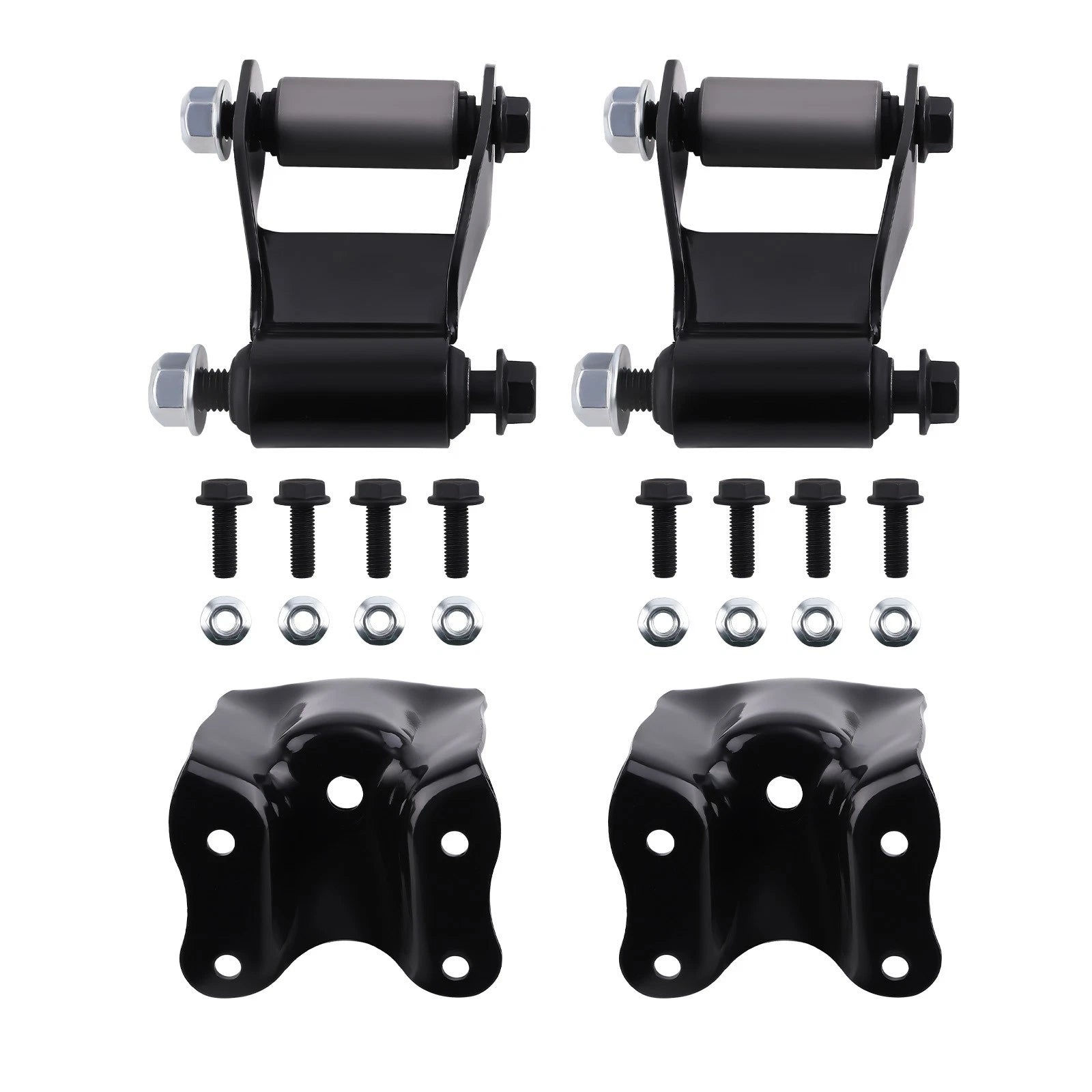 Set of 2 Heavy Duty Leaf Spring Shackles for F-Series F150/F250/Bronco (722101)