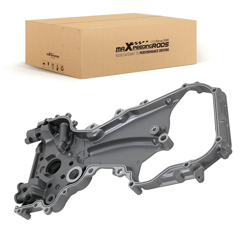 Aluminum Timing Cover for Nissan Altima 2.5L (2002–2006) 135008J002 Silver