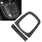 2X Carbon Black Gear Shift Panel Trim for Audi Q3 (2013–2018)