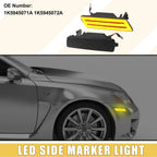 Set of 2 Front LED Side Marker Lights for Volkswagen (1K5 945 071A)