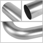 2.5" OD 90 Degree Mandrel Bend Exhaust Pipe for DIY Projects