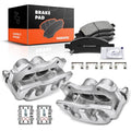 6X Front Brake Caliper & Pad Set for Chevy Colorado GMC Canyon (2009–2012)