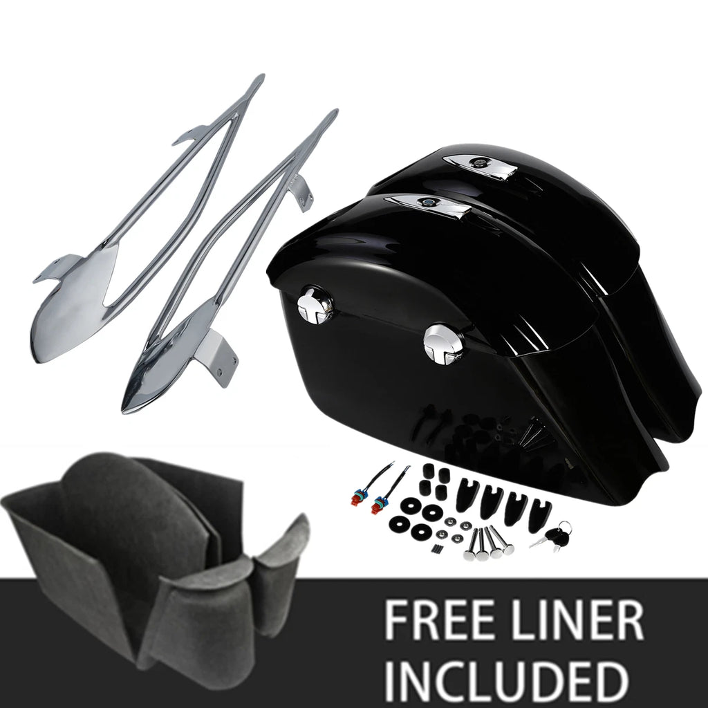Saddlebag Electronic Latch Audio Lid Rail for Indian Chieftain Limited (2017–2018)