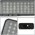 LED Bed Cargo Lights for Toyota Tacoma (2020–2023) - Black/Clear Pair