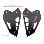 CNC Aluminum Heel Guards Rearset Plates for Kawasaki Z900 (2017–2020)