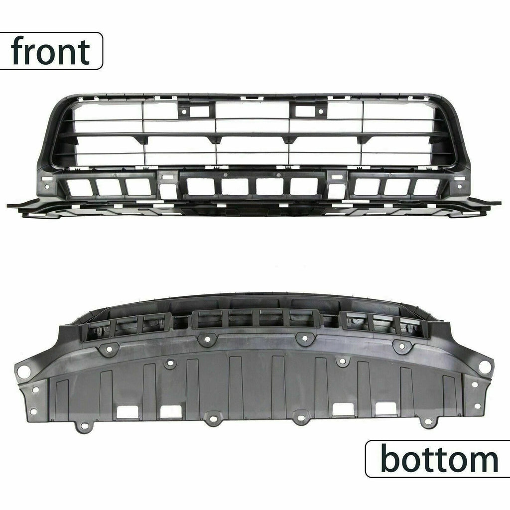 Front Bumper Lower Grille for Honda Civic Sedan (2009–2011) Black