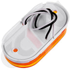 Set of 4 Amber LED Side Marker Lamps for Toy Hauler Horse Trailer