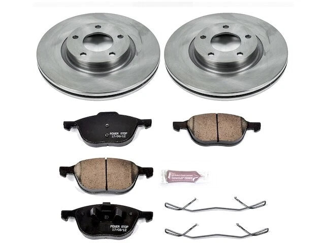 Front Brake Pad and Rotor Kit for Mazda 5 (2006–2010, 2012–2015) RW323XJ