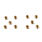 10pcs Brass Pipe Fitting Hex Counter Sunk Plug 1/8 Inch G Male Adapter