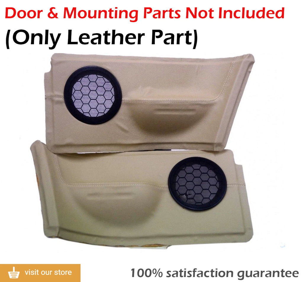 Rear Insert Door Panel for Volkswagen Beetle (1998–2006) Beige Leather Synthetic