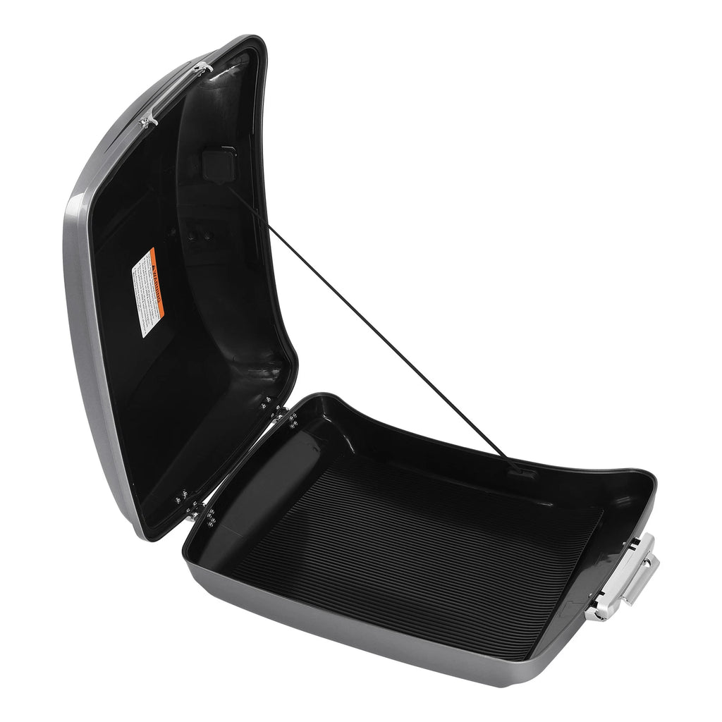 Razor Trunk for Harley Touring (2014–2024) Dark Platinum Pinstripe