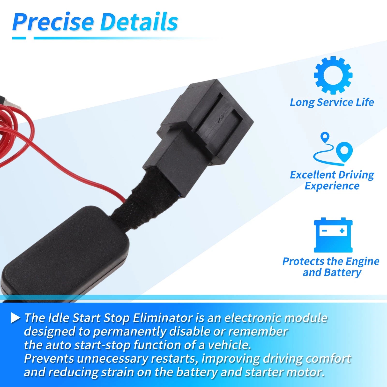 Auto Start Stop Eliminator for Chevrolet Silverado 1500, GMC Sierra 1500 (2019–2023)