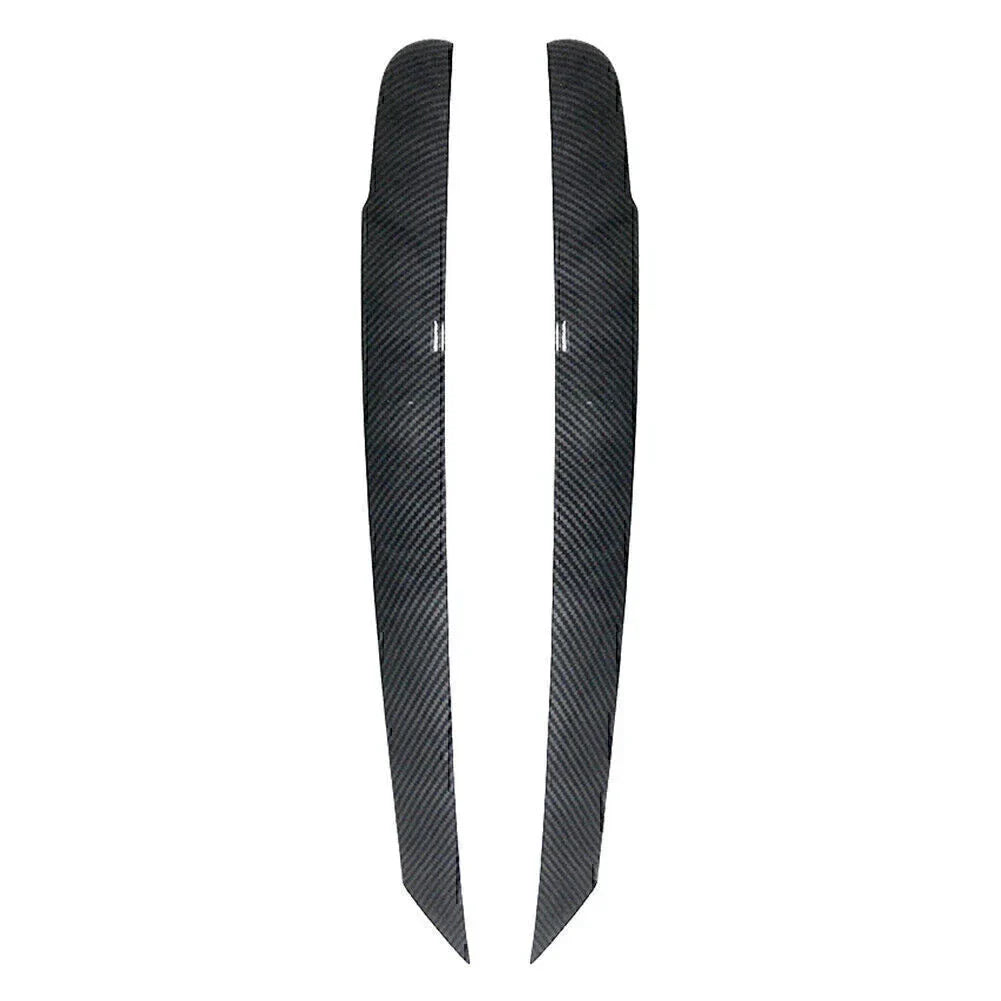 Carbon Fiber Headlight Eyelid Trim Covers for Volkswagen Touran (2011-2015)