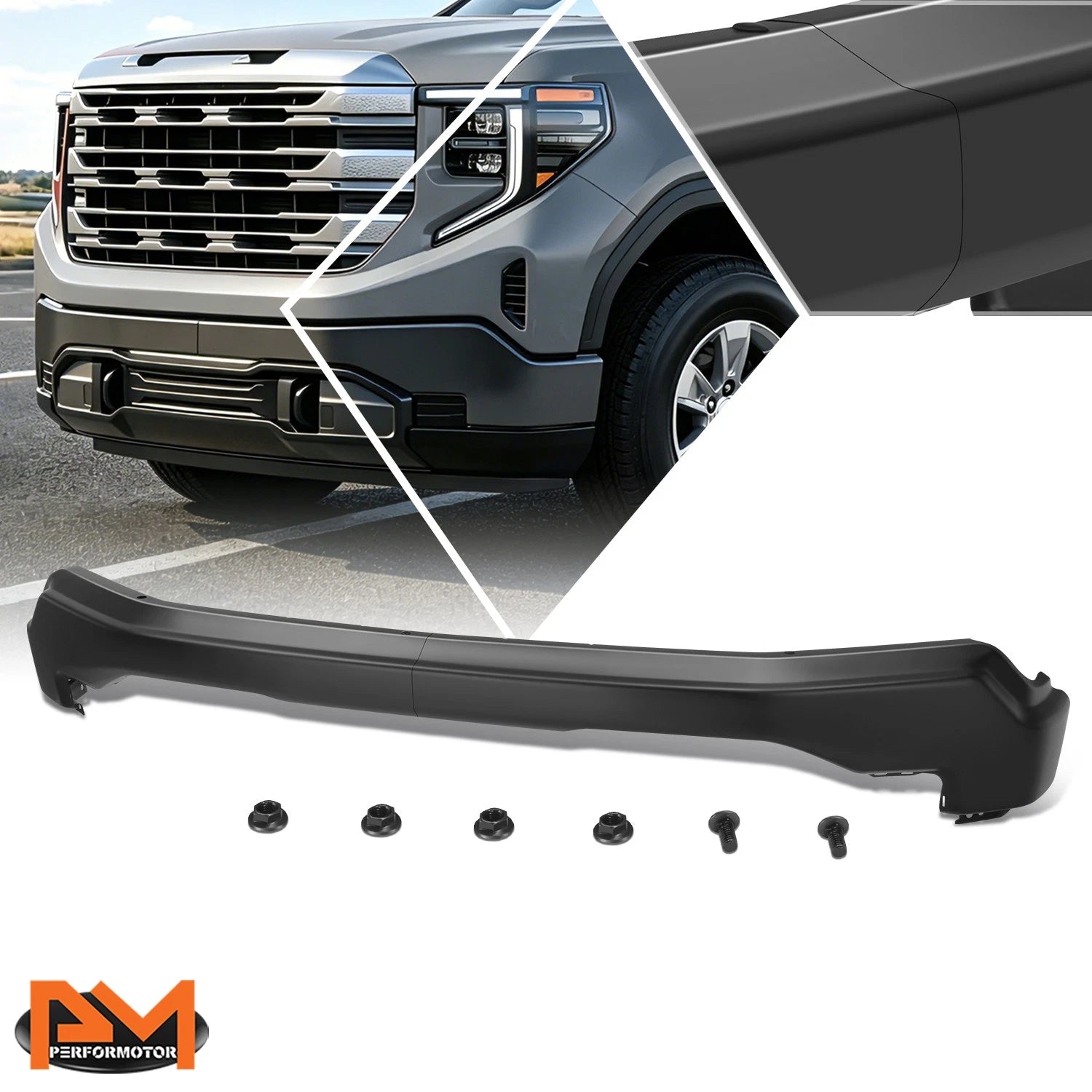 Steel Front Bumper Impact Bar for GMC Sierra 1500 Limited (2022–2026)