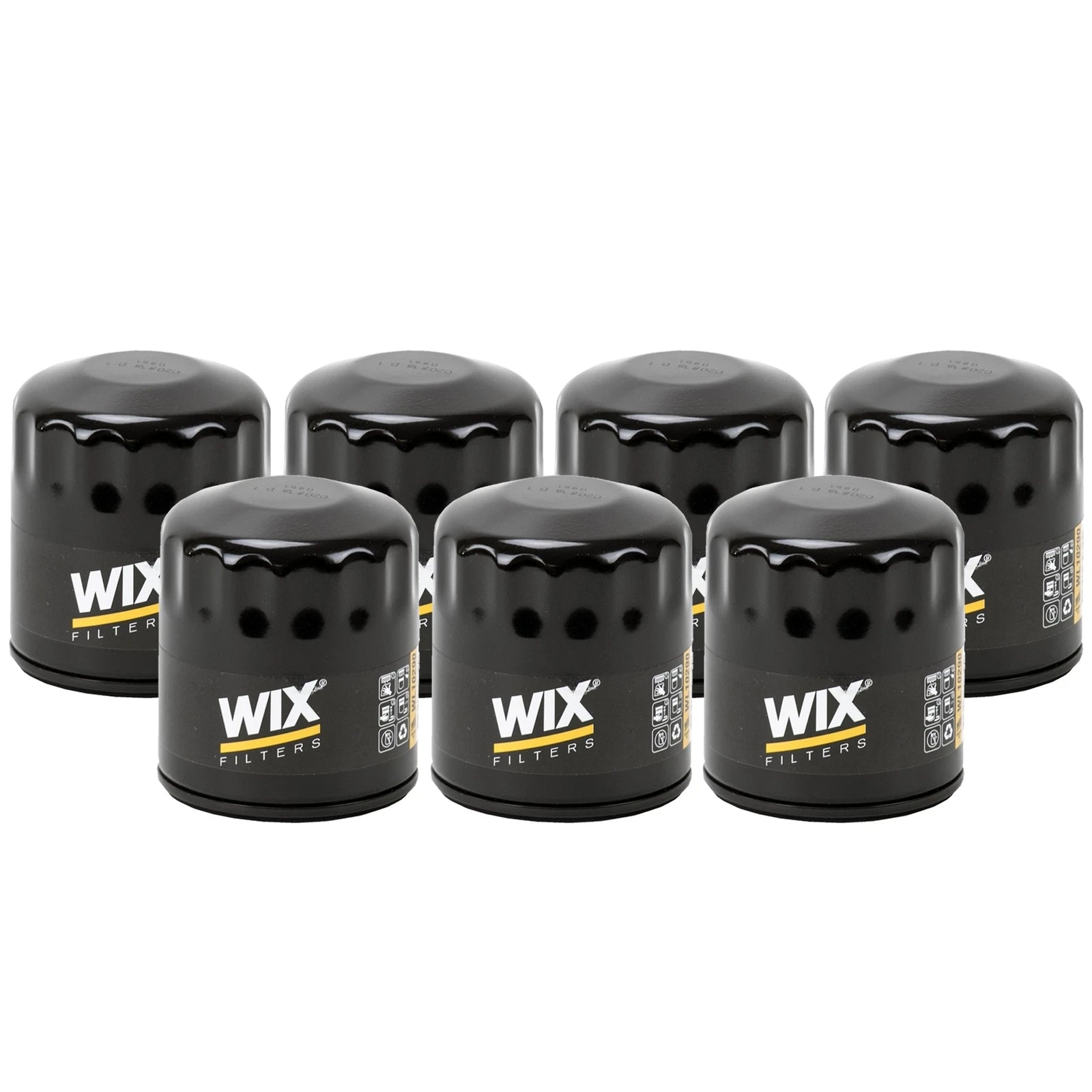 Set of 7 Engine Oil Filters for Buick Cadillac Chevrolet GMC (Police)