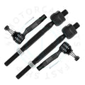 Set of 4 Tie Rod Ends for Infiniti G35 Nissan 350Z (2003–2007)