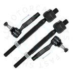 Set of 4 Tie Rod Ends for Infiniti G35 Nissan 350Z (2003–2007)