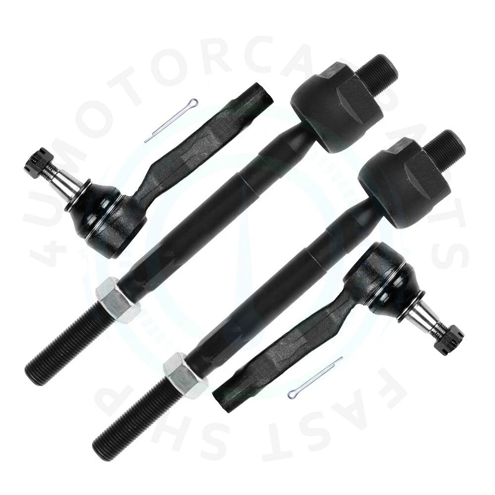 Set of 4 Tie Rod Ends for Infiniti G35 Nissan 350Z (2003–2007)