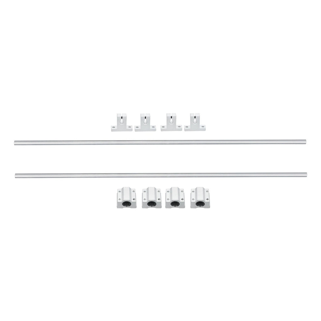 Linear Motion Set for (2x600mm Rods, 4 Bearings, 4 Mounts)