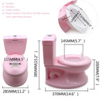 2X Training Toilet Seat Chair for Toddler Boys & Girls with Flushing Sounds