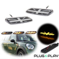 Amber LED Side Marker Signal Lights for MINI Cooper R60 R61
