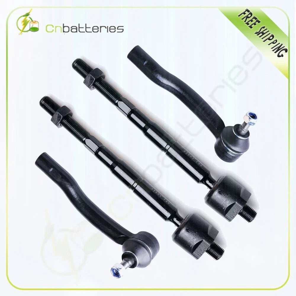 Set of 4 Tie Rod Ends for Chevy Tracker Suzuki Vitara (1999–2004)