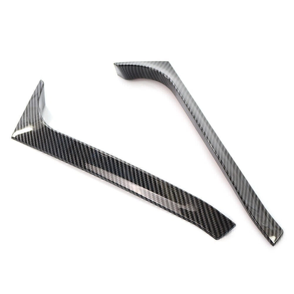 Carbon Rear Window Side Spoiler Canard Splitter Trim for VW Golf 6 (2009–2013)