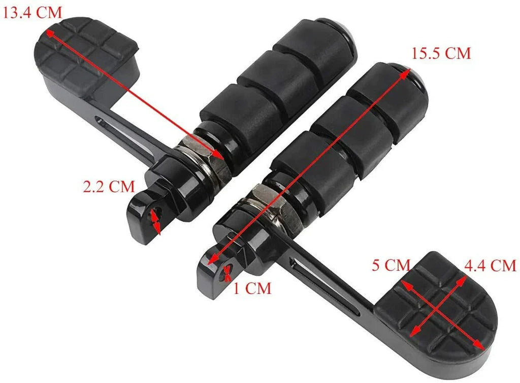 Foot Pegs w/Heel Rest for Harley Sportster XL 883 1200 Iron Softail (2004-2023)