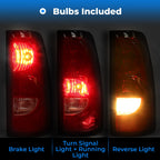Rear Brake Tail Lights for Chevy Silverado 1500 2500 3500 HD (2003–2006)