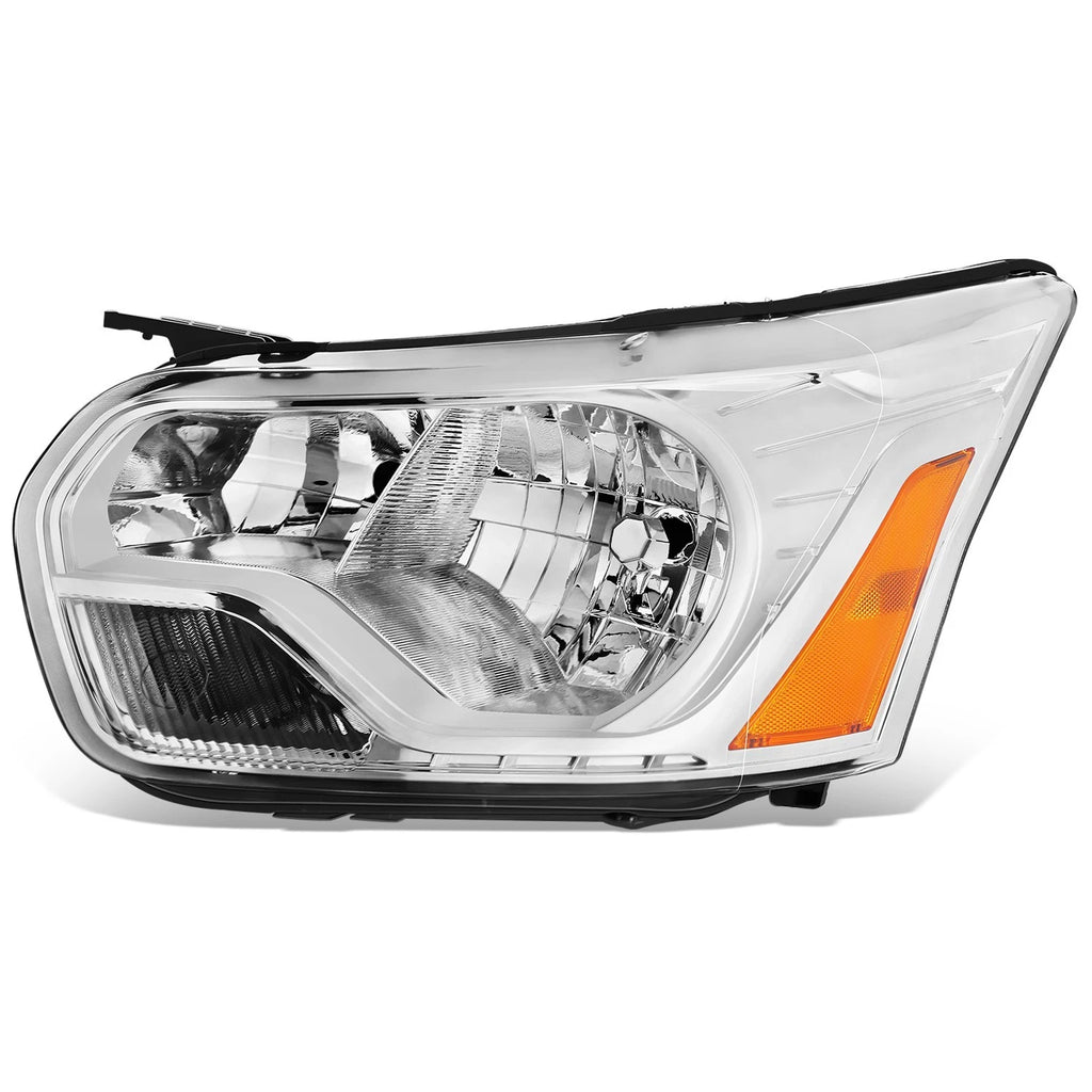 Driver Side Headlight for Ford Transit 150-350 (2015–2023) - Chrome Amber