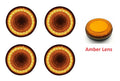 4" Amber LED Parking Turn Signal Clearance Lights for Mitsubishi Mirage (2000–2003)