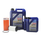 Oil Change Kit for Mercedes M276 (7L Liqui Moly 5W40, Mahle)