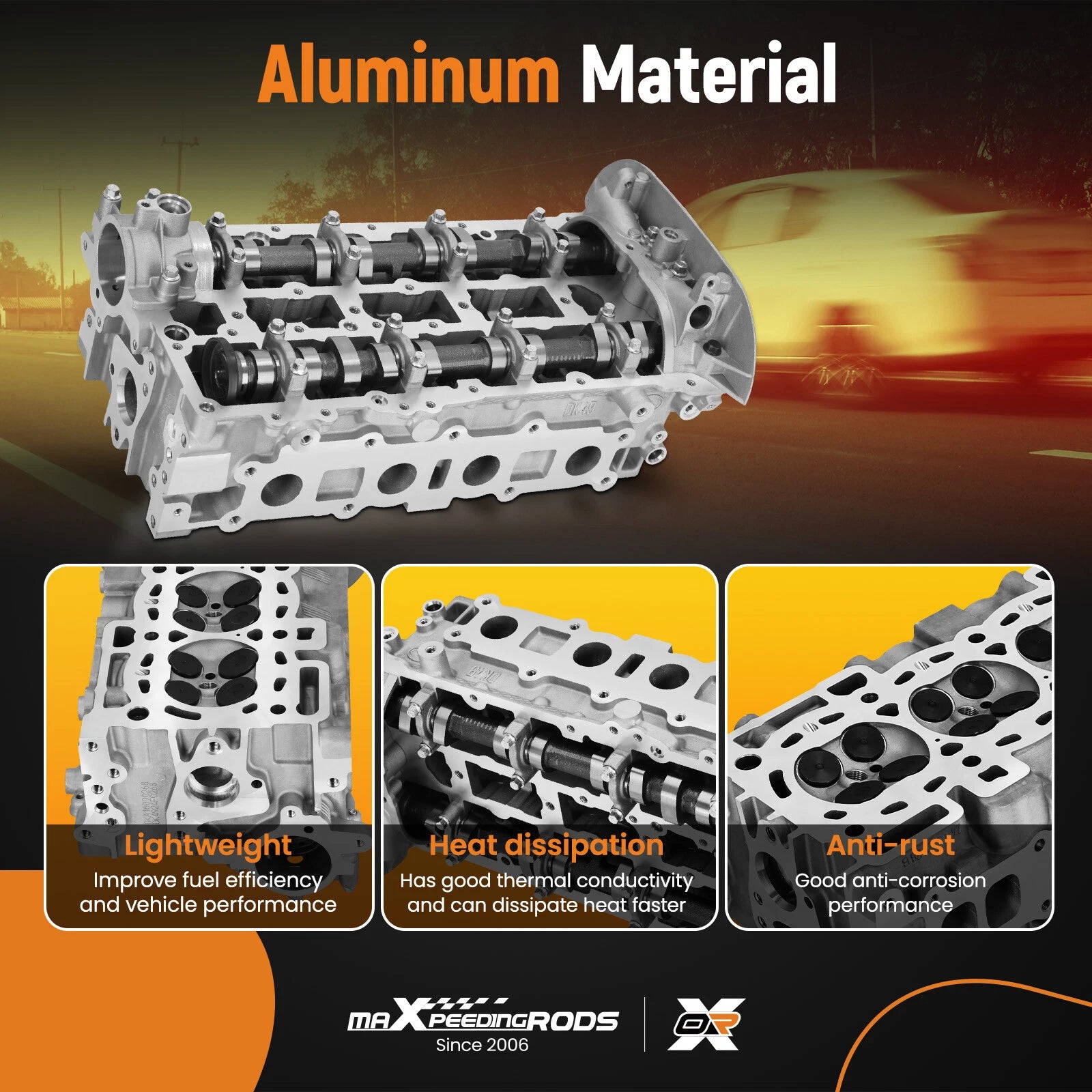 Cylinder Head for Ford Escape Fiesta Fusion Transit Connect (2013–2019)