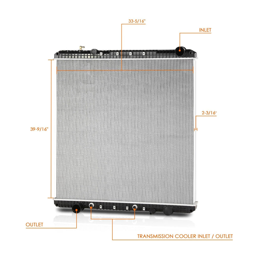 2-Row Aluminum Cooling Radiator for Freightliner/Sterling Truck (2008–2017)