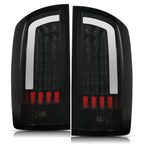 Smoked Black LED Tail Lights for Dodge Ram 1500 2500 3500 (2002–2006)