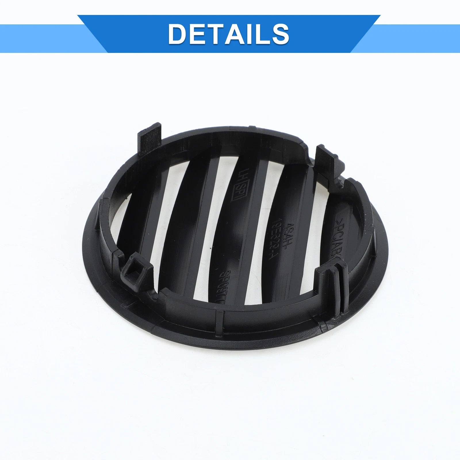 1 Pair Center Dash A/C Outlet for Ford Focus (2005–2007) Black Air Vent Panel