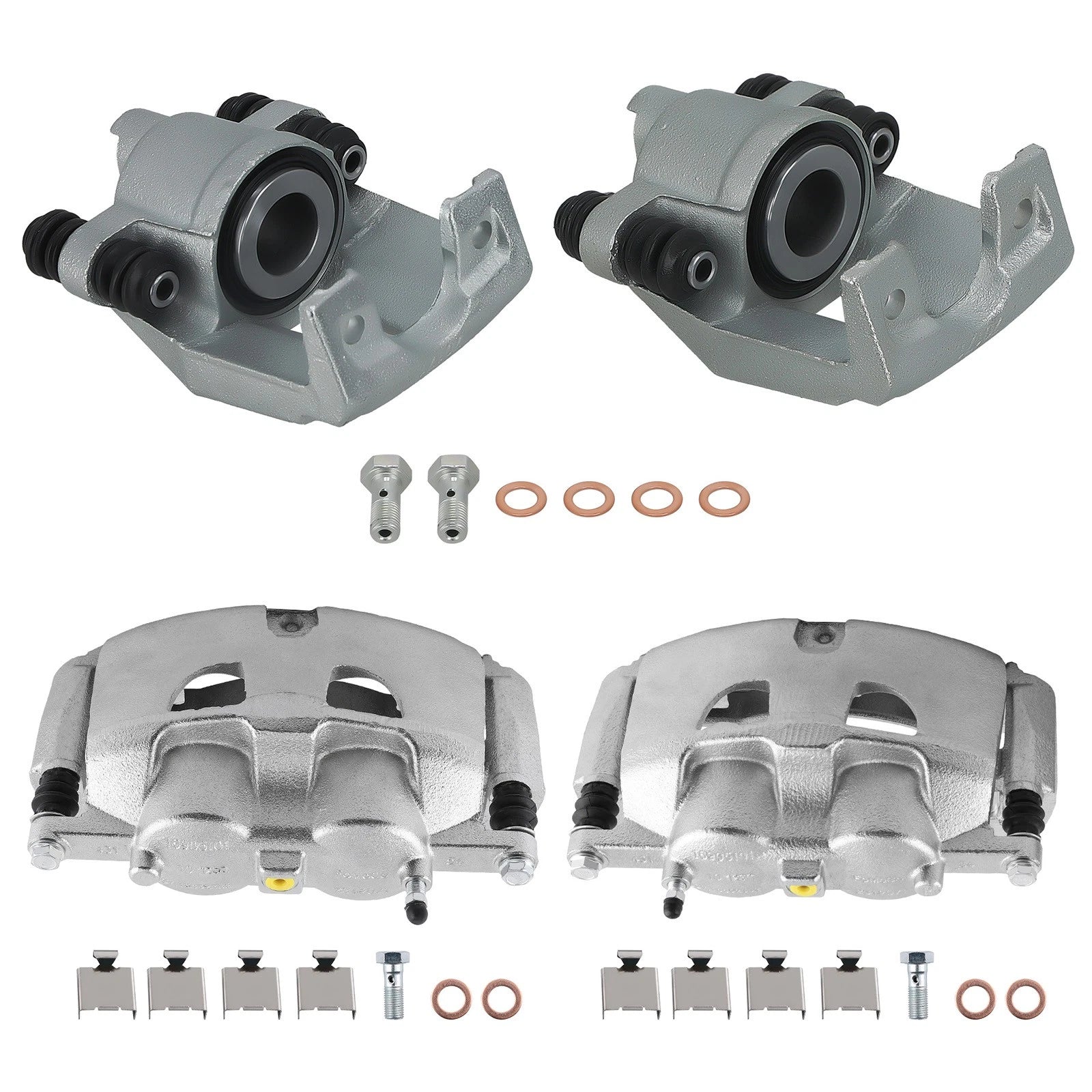 Front Rear Brake Caliper Set for Ford F-150 (2010-2011)