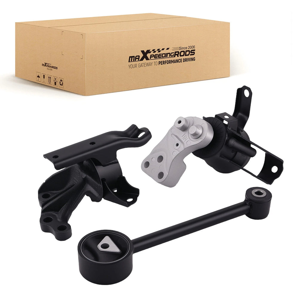 3PCS Engine Motor Mount Set for Mitsubishi Mirage 1.2L (2014–2022) 1092A096 10107