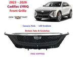 Front Grille LED Emblem Camera Hole for Cadillac LYRIQ (2023–2026) 86784784