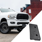 License Plate Frame Bracket for Dodge Ram (2013–2022) Plastic Black