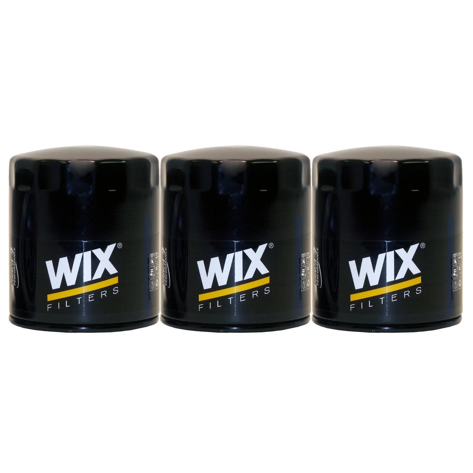 WIX Set of 3 Engine Oil Filters for Chrysler Dodge Ford Land Rover Lotus (N/A)