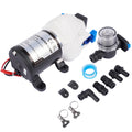 3 GPM Triplex Diaphragm Fresh Water Pump for RV (12V, 50 PSI)