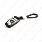 Genuine Leather Braided Key Chain Strap for Remote Car Key (2010-2020)
