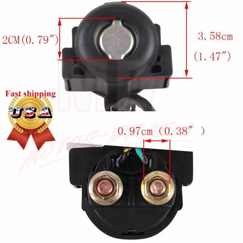Starter Solenoid Relay for Honda TRX 300 Fourtrax 300 (1988–2000)