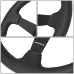 350mm 1.5" Dish Steering Wheel for NRG 3-Spoke (Universal Fit)