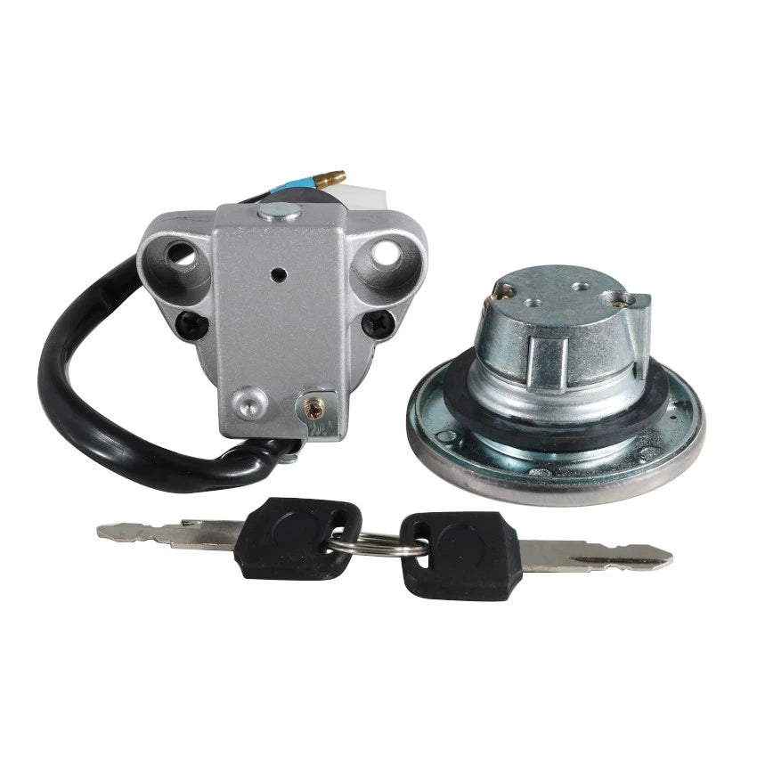 Ignition Key Switch Fuel Tank Cap Lock Set for Yamaha FZR250 (1987–1988)
